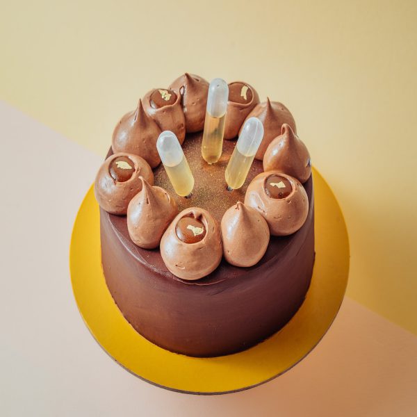 Boozy Chocolate with Whisky Caramel - Eggless