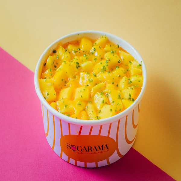 Fresh Mango Cream Cake Dessert Tub (Eggless)