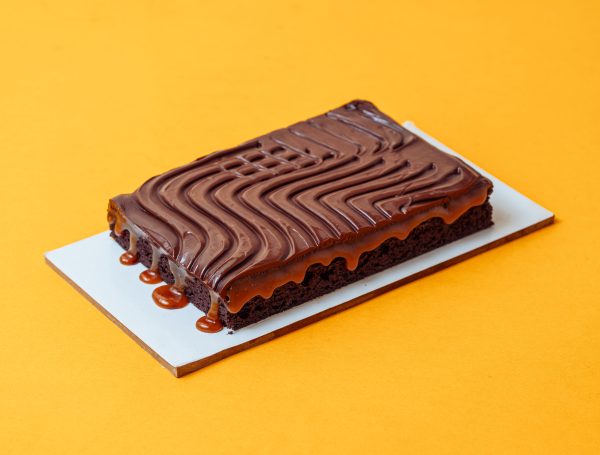 Millionaire Brownie Slab